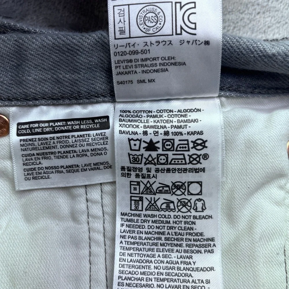 Levi's 501‎ Men's Jeans Denim Straight Leg Button Fly Distressed Sz 44 Fits 41